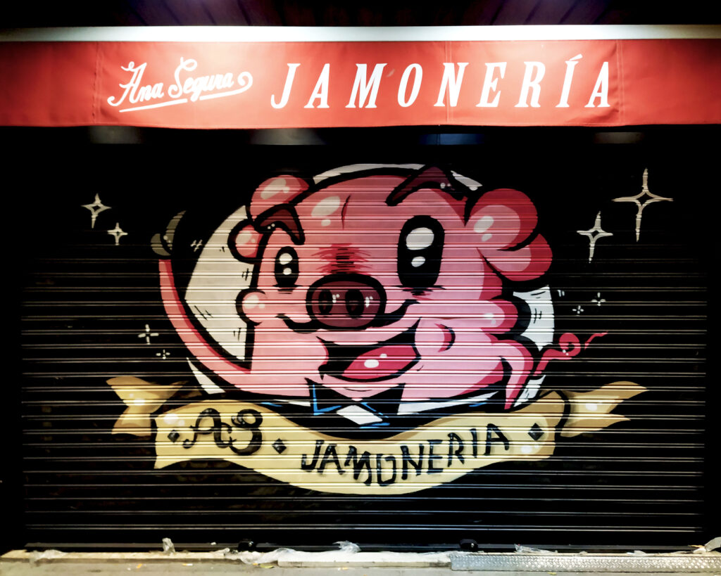 Graffiti Jamonería 3