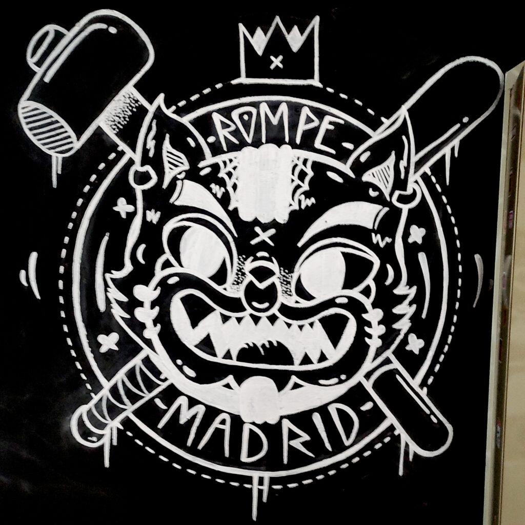 Graffiti Rompe Madrid logotipo